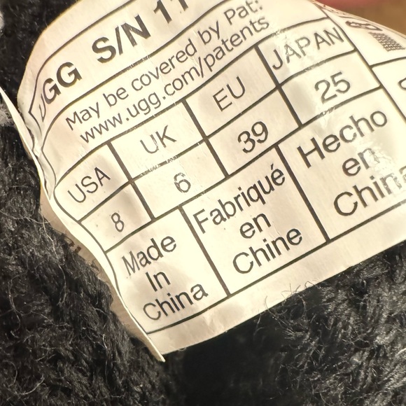 UGG BLACK W CLASSIC SWEATER LETTER - Picture 12 of 16